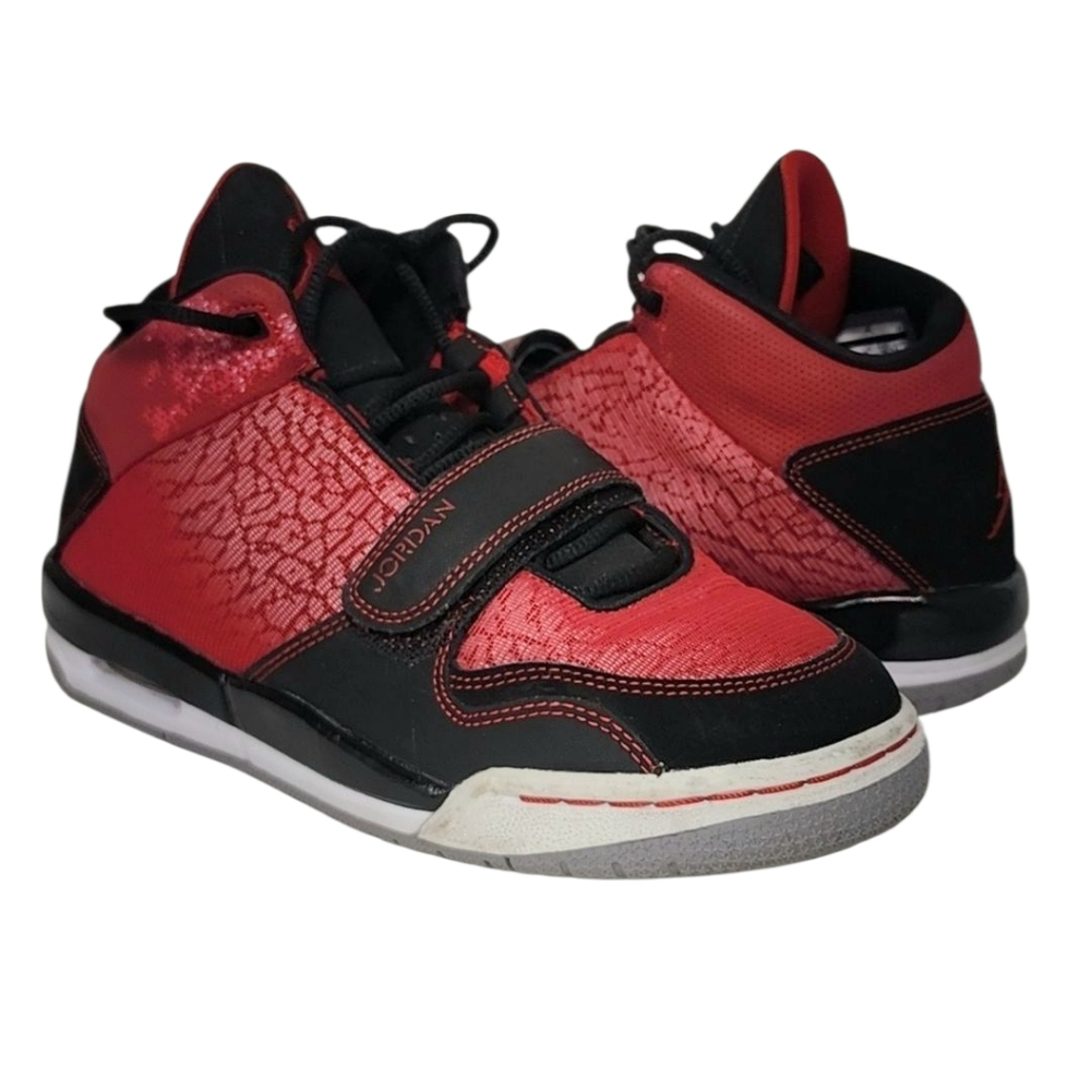 Nike Air Jordan Flight Club 90 / Black Red Rouge US Size 6.5Y / 602662-601